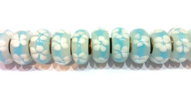 Blue Flower met zilveren kern