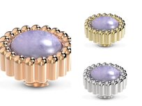 Light Purple Jade Bali Gemstone Melano Vivid Steentje