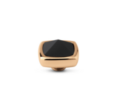 Melano Vivid Boxy CZ Black Steentje