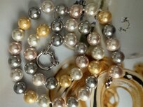 Parel collier + bijpassende armband