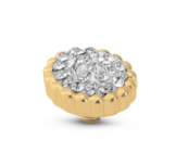 Melano Twisted Bali Flat Steentje - Chrystal