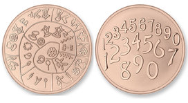 Numbers - Phaitos SMALL Rose Gold Mi Moneda