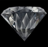 Antraciet  zirkonia 8mm MelanO