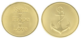 Faith, Hope, Love Gold Mi Moneda 