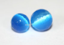 Facet geslepen cateye Sea Blue