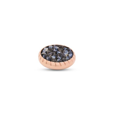 Glitter Stone Silvershade Melano Rose