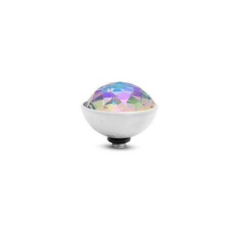 Crystal paradise Twisted Flash Steentje Silver Melano