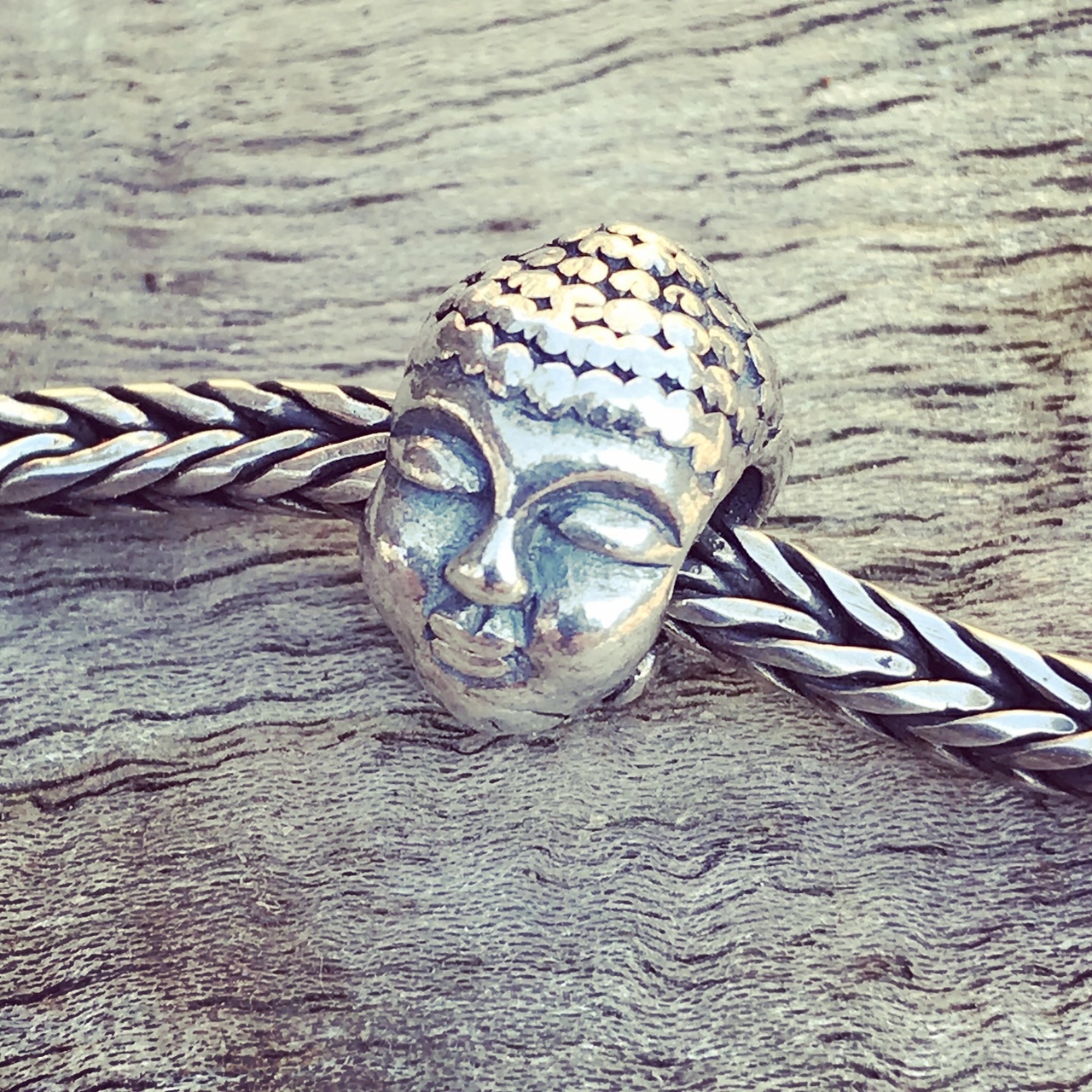 George Bernard Saai Moedig aan Boeddha Zilveren bedel Pandora Trollbeads - Handmadebeads