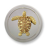 Swarovski Tortuga Schildpad Gold plated Champage - Mi Moneda ( TOR-02-42 ) Swarovski Tortuga Schildpad Gold plated Champage - Mi Moneda ( TOR-02-42 )