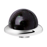 Opschroef Bol edelsteen Green Aventurijn ( Goldstone ) Melano Stainless Steel Opschroef Bol edelsteen Green Aventurijn ( Goldstone ) Melano Stainless Steel