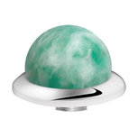 Opschroef Bol edelsteen China Aventurine Melano Stainless Steel Opschroef Bol edelsteen China Aventurine Melano Stainless Steel