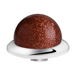 Opschroef Bol edelsteen Gold Stone ( Goud Aventurijn ) MelanO Stainless steel Opschroef Bol edelsteen Gold Stone ( Goud Aventurijn ) MelanO Stainless steel