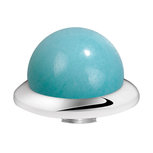 Opschroef Bol edelsteen Aventurijn Melano Stainless Steel Opschroef Bol edelsteen Aventurijn Melano Stainless Steel