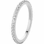 Melano friends Sade cz ring - Zilverkleurig + Crystal steentjes Melano friends Sade cz ring - Zilverkleurig + Crystal steentjes