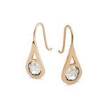 MelanO Friends Nora Earrings Rose Gold.Chrystal MelanO Friends Nora Earrings Rose Gold.Chrystal
