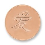 Chinees Liefdes teken - Valentijn Rose Gold Medium Mi Moneda Chinees Liefdes teken - Valentijn Rose Gold Medium Mi Moneda