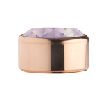 Milk Pink Rose Gold Stainless Steel CZ Zetting Opschroef MelanO Milk Pink Rose Gold Stainless Steel CZ Zetting Opschroef MelanO