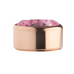 Red ( mat rose ) Rose Gold Stainless Steel CZ Zetting Opschroef MelanO Red ( mat rose ) Rose Gold Stainless Steel CZ Zetting Opschroef MelanO