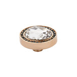 Vivid Zirkonia Chrystal Black Buitenzijde Rosegold MelanO Vivid Zirkonia Chrystal Black Buitenzijde Rosegold MelanO