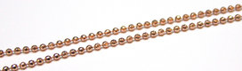 3mm dik - 90cm Rose Gold Facet geslepen collier- Huiscollectie 3mm dik - 90cm Rose Gold Facet geslepen collier- Huiscollectie