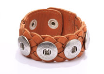 Men's Bracelet Cognac Vlecht Babouche Baboos lederen armband Men's Bracelet Cognac Vlecht Babouche Baboos lederen armband
