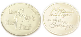 The Sky's the Limit - What doesnt kill you makes you stronger Gold Mi Moneda The Sky's the Limit - What doesnt kill you makes you stronger Gold Mi Moneda