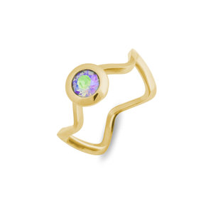 Viona Vivid Gold Ring Melano