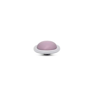 Frosted Round Pearl Pink Vivid Melano