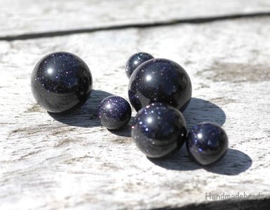 Purple Goldstone Edelsteen Cateye Melano