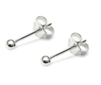 2.5mm Zilver Karma Mini Balls Oorstekers