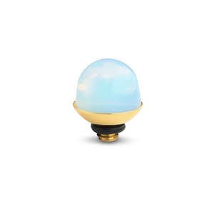 Melano Twisted Bulb Moonstone Steentje