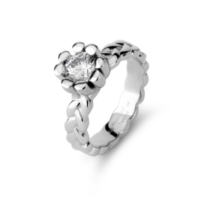 Melano Twisted Tari Ring Silver