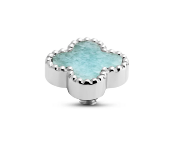 Melano Twisted Gem Clover Steentje Aventurine