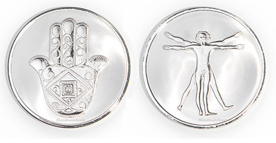 Hand - Da Vinci Silver Mi Moneda 
