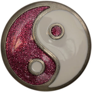 Yin yang lila Babouche Baboos Drukker