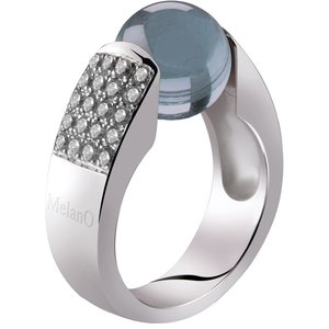 12mm Melano Cateye Wisselbare ring met CZ 