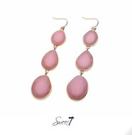 Sweet7 Oorbellen Milk Pink Gold