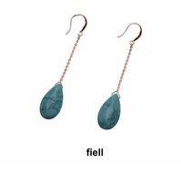 Fiell Oorbellen Turquoise Rose Gold