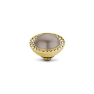 Pearl Stone BRONZE Twisted Gold Melano