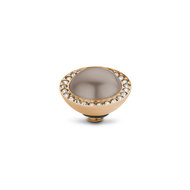 Pearl Stone BRONZE Twisted Rose Gold Melano