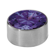 Purple CZ Sturdy Meddy's MelanO