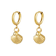  Oorbellen Sea Shell Gold