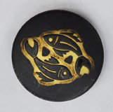 Sterrenbeeld Vissen - Pisces Black & Gold Babouche Baboos