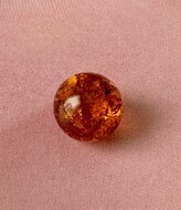 Amber (Barnsteen ) Huiscollectie Edelsteen cateye