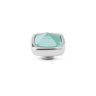 Melano Vivid Boxy Turquoise CZ Steentje 