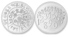 Numbers - Phaitos MEDIUM Silver Mi Moneda