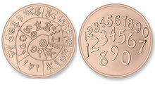 Numbers - Phaitos SMALL Rose Gold Mi Moneda