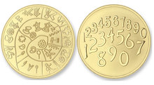 Numbers - Pathos MEDIUM Gold Mi Moneda 