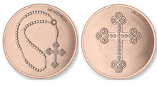 Cross - Rosary Rose Gold Mi Moneda