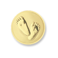 Baby Feet  Gold XS munt Mi Moneda 